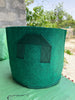 35 Gallon Fabric Growing Bag | Hard Cloth Plant Bag | Jumbo Root Pruning Container | Rooftop & Kitchen Garden Planter