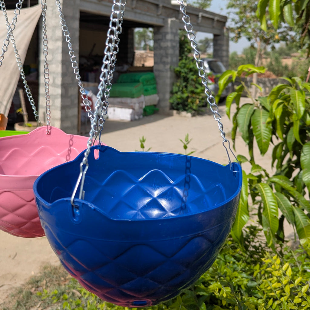 Diamond Hanging Basket – Elegant Geometric Planter for Indoor & Outdoor Décor